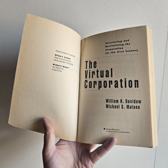 BOGO Books: "The Virtual Corporation" Paperback Book - Picture 4 of 8